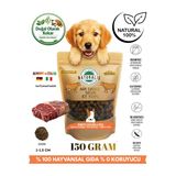 Sığır Et Topu Organic 150Gr Hipoalerjenik % 0 Karışım Köpek Ödül Maması %100 Doğal Airdried Kurtulmuş