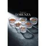 Sigma Home Lorenza - 6'lı Cam Tatlı Sufle Kasesi Kahvaltılık Çerezlik Kase 10cm