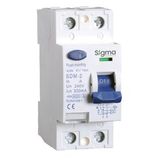 Sigma SHM2025030 1 Faz+Nötr 25 A 30mA AC Tipi Kaçak Akım Rölesi