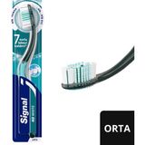 Signal 4D White Expert Orta Diş Fırçası 7 Zorlu Lekeyi Kaldırma Özelliği ile Etkili Temizlik