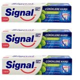 Signal Çürüklere Karşı Elma Ferahlığı 3x100 ml Diş Macunu