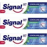 Signal Çürüklere Karşı Nane Ferahlığı Koruma 3x50 ml Diş Macunu