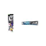 Signal Diş Fırçası Performance Black 2 Kat Yumuşak 31 gr 1+1 ve Signal White System Diş Macunu Arındırıcı Beyazlık Aktif Karbon 75 ml