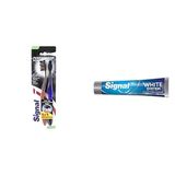 Signal Diş Fırçası Performance Black 2 Kat Yumuşak 31 gr 1+1 ve Signal White System Diş Macunu Original 2 Haftada Daha Beyaz Dişler 75 ml