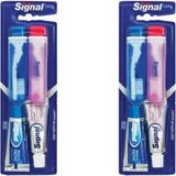 Signal Özel Seyahat Seti Diş Fırçası + Diş Macunu X2