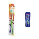 Signal Performans Diş Fırçası, 14,5 Gr ve Clear Men Erkek Şampuan Cool Sport Menthol Kepeğe Karşı Etkili 600 ml
