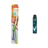 Signal Performans Diş Fırçası, 14,5 Gr ve Rexona Men Erkek Sprey Deodorant Xtra Cool 72 Saat Kesintisiz Üstün Koruma 200 ml