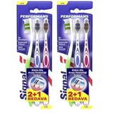 Signal Performans Etkin Diş Temizliği 2+1 Orta Diş Fırçası (2 paketi)