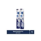 Signal Sensitive Pro Diş Fırçası, 2'li Set, Mavi-Beyaz