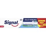 Signal Üçlü Koruma Diş Macunu 120 ml 4 Adet Ekonomik Paket Bebekler İçin Güçlü Koruma