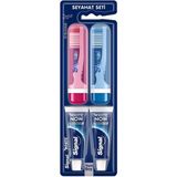 Signal White Now 14 ml Diş Macunu ve Seyahat Seti 2li Orta Sertlikte Fırça ile Pratik Kullanım