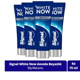 Signal White Now Anında Beyazlık 4x75 ml Diş Macunu