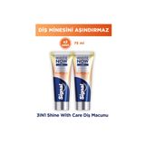 Signal White Now Diş Macunu 3 in 1 Shine With Care 75 ml x2