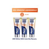 Signal White Now Diş Macunu 3 in 1 Shine With Care 75 ml x3