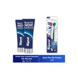 Signal White Now Diş Macunu Original Anında Beyazlık x2 + Gum Pro 1+1 Diş Fırçası Nazik Diş Eti