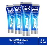 Signal White Now Diş Macunu Original Uzun Süren Beyazlık 75 ml x4 - 1