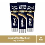 Signal White Now Gold 3 Kat Işıltı 3x75 ml Diş Macunu