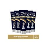 Signal White Now Gold Diş Macunu Anında 3 Kat Beyazlık 75 Ml 5 Adet