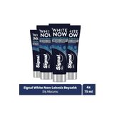 Signal White Now Leke Karşıtı Kahve ve Sigara Içenler İçin Beyazlatıcı 4x75 ml Diş Macunu