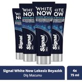 Signal White Now Lekesiz Beyazlık 4x75 ml Diş Macunu