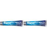 Signal White System Diş Macunu Original 2 Haftada Daha Beyaz Dişler 75 ml 2li paket
