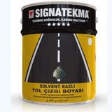 Signatekma Signaline Alkid Esaslı 25 kg Turuncu Yol Çizgi Boyası