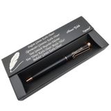 Signator C404 Mat Siyah Rose Gold Tükenmez Kalem, İsme Özel Hediyelik Kalem
