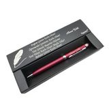 Signator® C446 Mat Kırmızı Krom Tükenmez Kalem | Isme Özel Kalem | Hediyelik Kalem