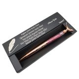 Signator C452 Kuş Figürü Başlıklı Simli Rose Gold Tükenmez Kalem, İsme Özel Hediyelik