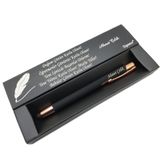 Signator C462 Mat Siyah Rose Gold Tükenmez Kalem, İsme Özel Hediyelik Kalem