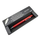 Signator® C464 Parlak Kırmızı Krom Tükenmez Kalem | Isme Özel Kalem | Hediyelik Kalem