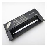 Signator® C508 Slim Ak Krom Tükenmez Kalem | Isme Özel Kalem | Hediyelik Kalem