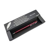 Signator® C516 Slim Kırmızı Krom Tükenmez Kalem | Isme Özel Kalem | Hediyelik Kalem