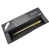 Signator C518 Slim Gold Tükenmez Kalem, İsme Özel Hediyelik Kalem