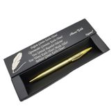 Signator C525 Slim Gold Tükenmez Kalem, İsme Özel Hediyelik Kalem