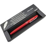 Signator® C548 Mat Kırmızı Krom Roller Kalem | Isme Özel Kalem | Hediyelik Kalem