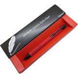 Signator® C654 Kırmızı Tükenmez Kalem | Isme Özel Kalem | Hediyelik Kalem - (Öğretmenler Günü, Doğum Günü, Yeni Yıl Vb. Kutulu)