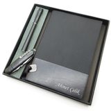 Signator Codex N154 Kişiye Özel Defterli Set, İsme Özel Siyah Kalem, Defter ve Çakı, Hediyelik Kutu
