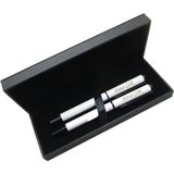 Signator® M522 Beyaz Kalem Seti - Roller Kalem + Tükenmez Kalem | Isme Özel Kalem | Hediyelik Kalem