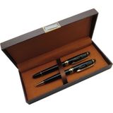 Signator® M564 Siyah Altın Kalem Seti | Roller + Tükenmez Kalem | Isme Özel Kalem | Hediyelik Kalem
