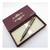 Signator® S329 Titanyum Bronz Tükenmez Kalem Seti İsme Özel Kalem Hediyelik Kalem