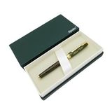 Signator® ST164 Sedefli Slim Olive Green Gold Metal Roller Kalem | Isme Özel Kalem