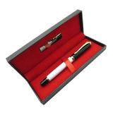 Signator® T428 Siyah Beyaz Gold Roller Kalem | Isme Özel Kalem | Hediyelik Kalem
