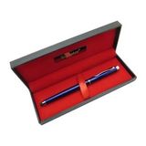 Signator® T555 Slim Mavi Krom Roller Kalem İsme Özel Kalem Hediyelik Kalem