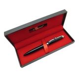 Signator® T559 Siyah Krom Taşlı Tükenmez Kalem İsme Özel Kalem Hediyelik Kalem