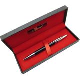 Signator® T584 Siyah Krom Tükenmez Kalem İsme Özel Kalem Hediyelik Kalem