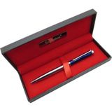 Signator® T586 Mavi Krom Tükenmez Kalem İsme Özel Kalem Hediyelik Kalem