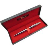 Signator T595 Parlak Krom Desenli Tükenmez Kalem, İsme Özel Kalem, Hediyelik Kutu