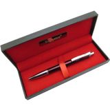 Signator T619 Tükenmez Kalem, Kırmızı Krom, İsme Özel Kalem, Hediyelik Kutu