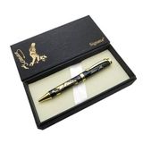 Signator® T653 Atatürk Silüeti ve İmzası Yaldızlı Tükenmez Kalem İsme Özel Kalem Hediyelik Kalem